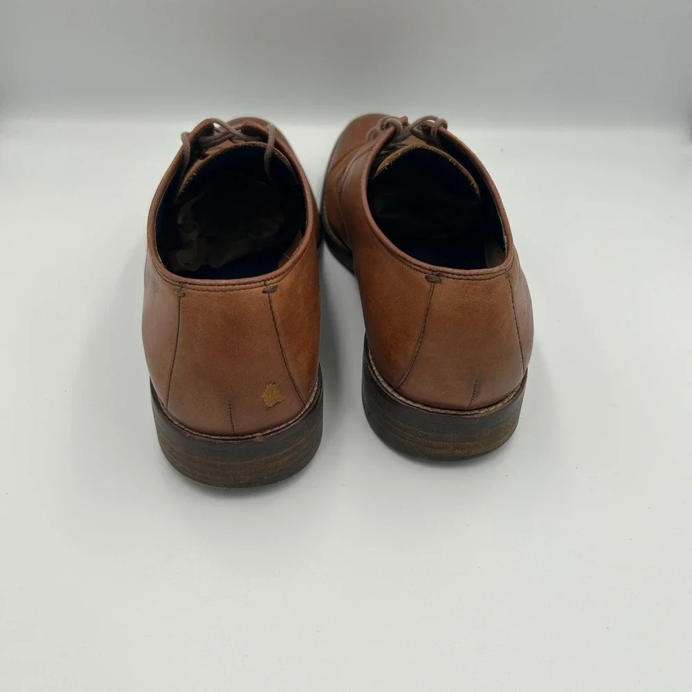 Cole Haan Cap Toe Derby Mens 10.5 Brown Leather Grand.OS C11632
